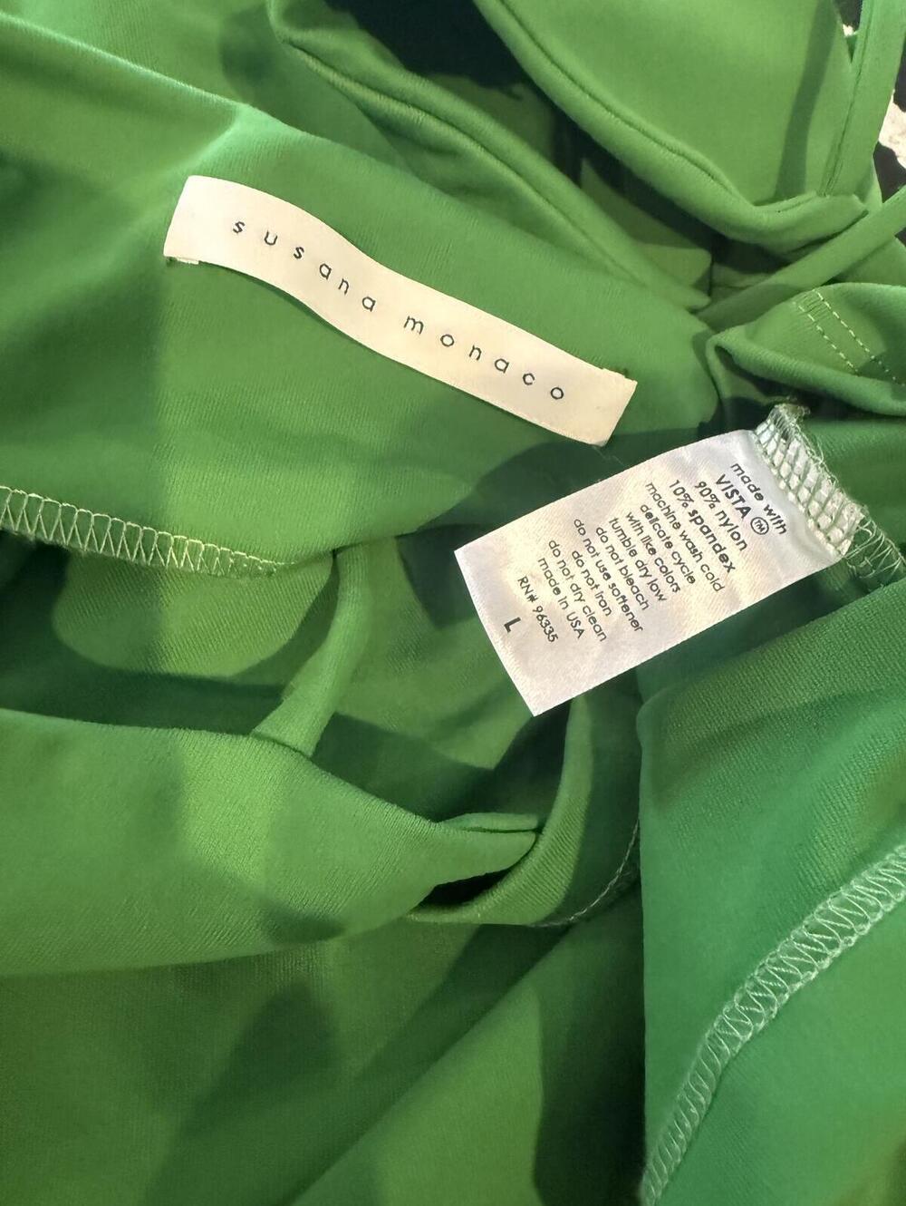 Susana Monaco Kelly Green Sporty Mini Dress - Picture 3 of 6